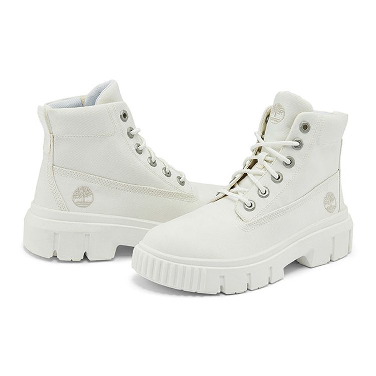 Timberland Durable Comfortable Casual Short Boots Women Boots White TB0A2JFQL77