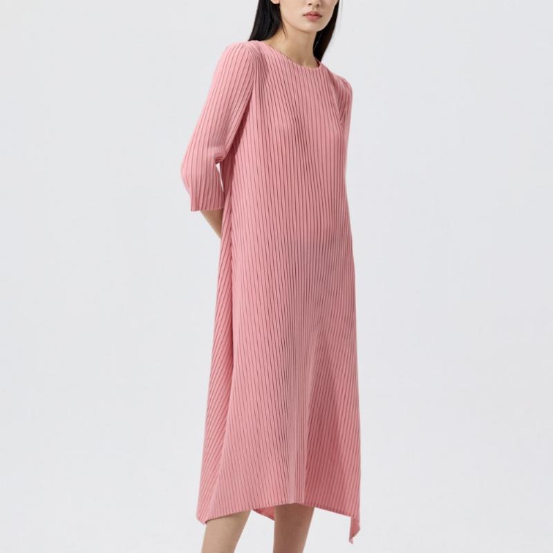 PleAts Me A Line Elbow Sleeve pleAted Dress Epops026003
