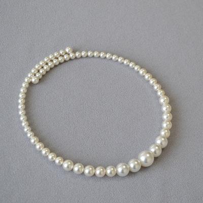 French Elegant Round Highlight Imitation Shijia Pearl Simple Fashion High Sense Does Not Fade Collar Necklace Choker