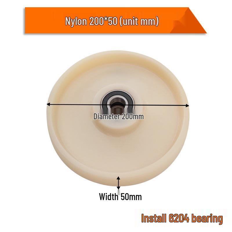 Nylon Forklift Wheels: Complete PU Handling Set with Bearings & Tow for Pallet Truck