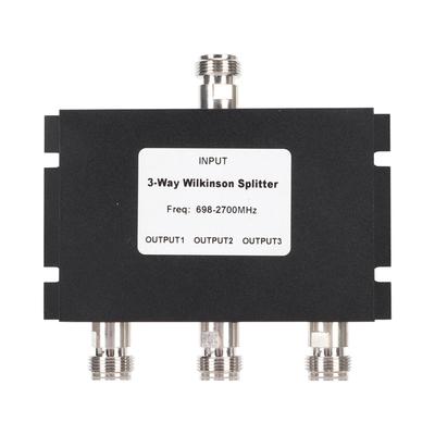 3 Way TV Signal Splitter Professional 698‑2700MHz 3 Way Power Divider with F Female Thread