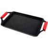 Grill Plate 43 X 25cm, Induction, Aluminum Cast Iron, Non-stick PFOA-free Wecook Ecostone Black