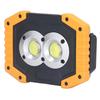 COB Lamp Bead Emergency Light Outdoor Waterproof Portable Lamp with 180 Degree Swivel Bracket