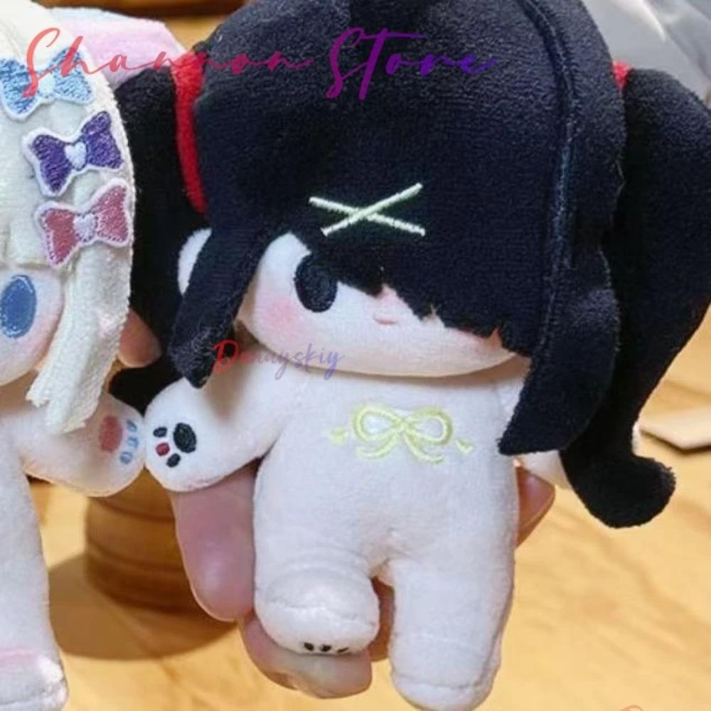 Bedürftiges Mädchen Überdosis Super Amane Plüsch-Accessoire - 10cm Größe, Pastell-Outfit mit Rosa Schleifen & Kreuz-Detail Anime Rollenspiel