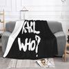 NEUE Karl Wer Slogan Decken und Überwürfe Super Weich Thermisch Innen Außen Decke für Wohnzimmer Schlafzimmer Reise