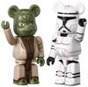 Bearbrick Star Wars Yoda EP2 Klonkrieger EP2 Ca. 70mm Komplettfiguren 2er-Pack & (TM) - Hoch, Vorgemalt