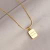 Gold Titanium Steel Clavicle Necklace For Women Light Luxury Versatile Fashion Jewelry