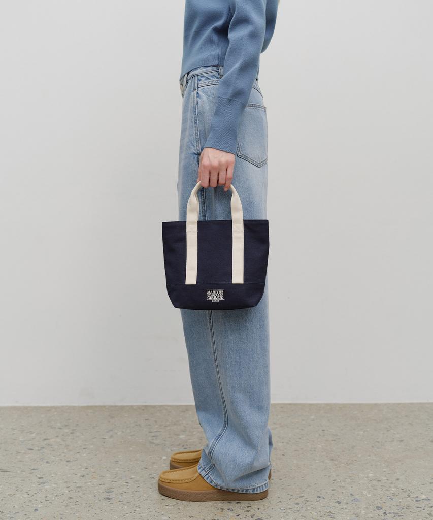 Marith + Franois Girbaud Classic Logo Canvas Tote Bag Navy