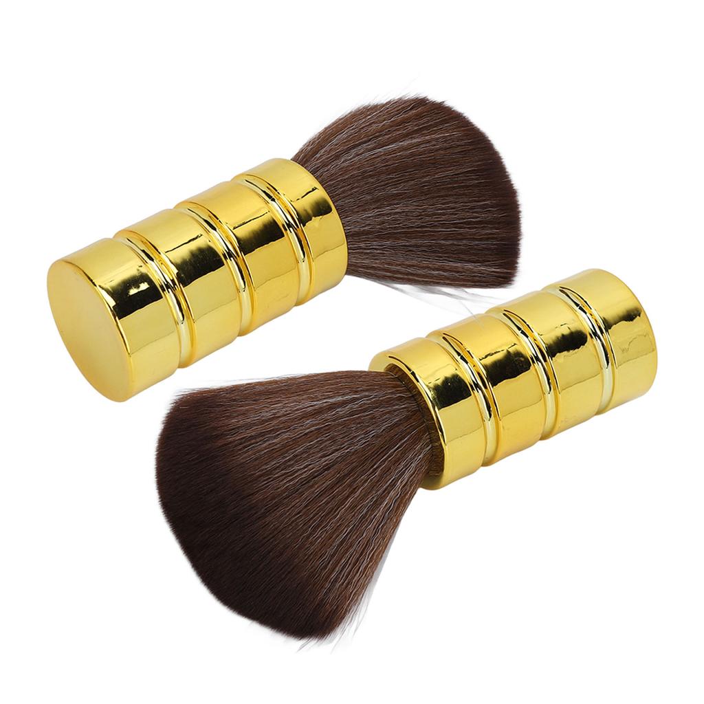 Barber Neck Duster Brush Soft Gentle Electroplating Process Professional Neck Cleaning Brush