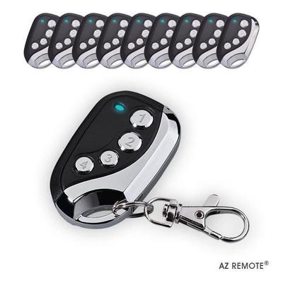 SHOP-STORY - Pack of 10 - Universal Copyable Remote Control Az Remote 433.92 Mhz Gate Garage Alarm Light - FR Manual