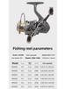 Manufacturer's New Anti-Explosion Long-Distance Casting Fishing Reel: Black, Gapless, Metal, Spinning