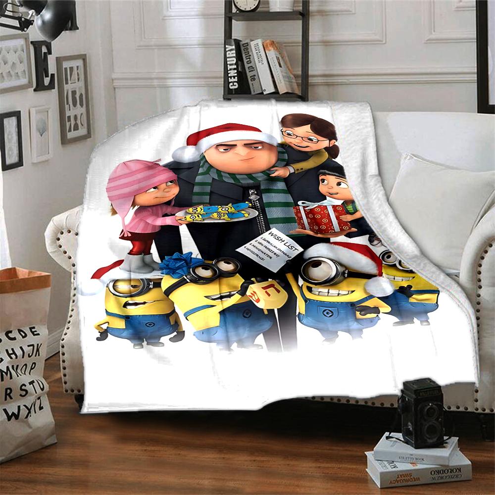 1Pc Winter Snowman Adventure Blanket Soft Throw Blanket For Home Bedroom Bed Sofa Travel Office Solid Christmas Blanket