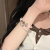 2023 Korean Black Cat Heart Star Bracelet Women Light Luxury Design Exquisite and High Quality Double Layer Jewelry