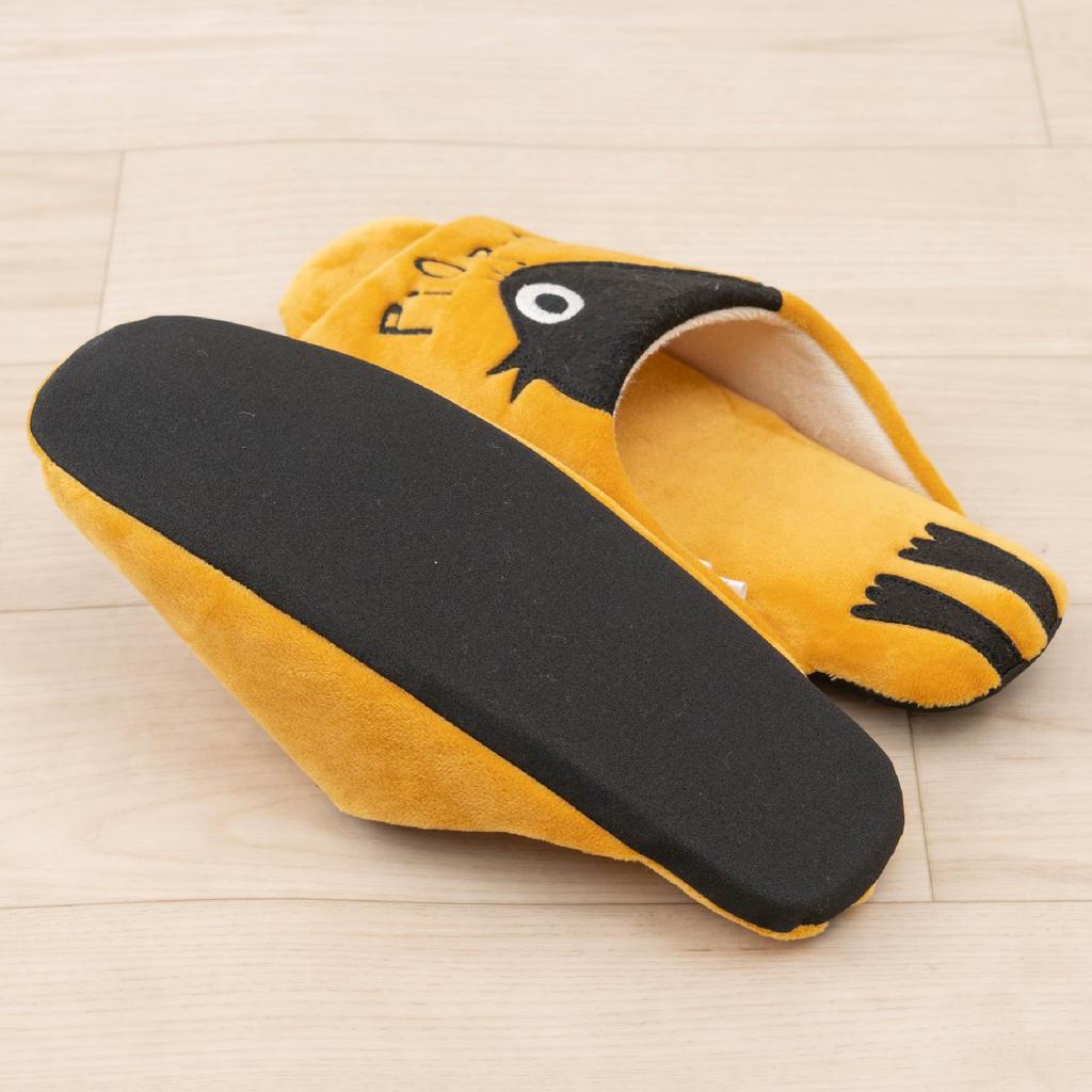 JOCOMOMOLA Piopio Toilet Approximately Hocomomola Senko Chick 62376 Slippers, 24-26cm, Yellow, Design, Stylish,