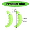 Fashionable Green Caterpillars Earrings Sturdy Resin Materials Fashion Jewelry Accessory for Comfort and Styles