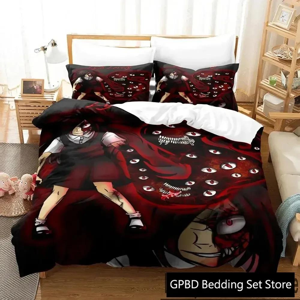 3D Print Anime Creepypasta Cafe Bedding Set Double Twin King Duvet Cover Comforter Pillowcase Boys Girls Adults Bedroom
