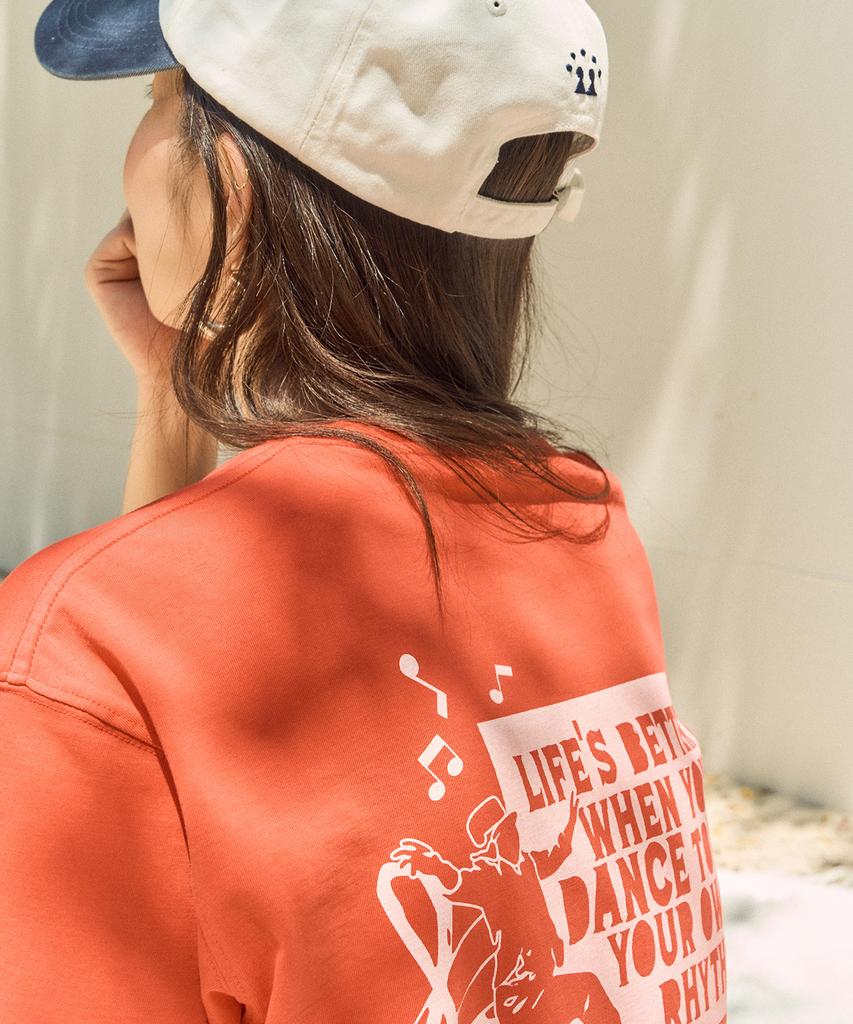 Iuteu Dancing Note T-Shirt / Red