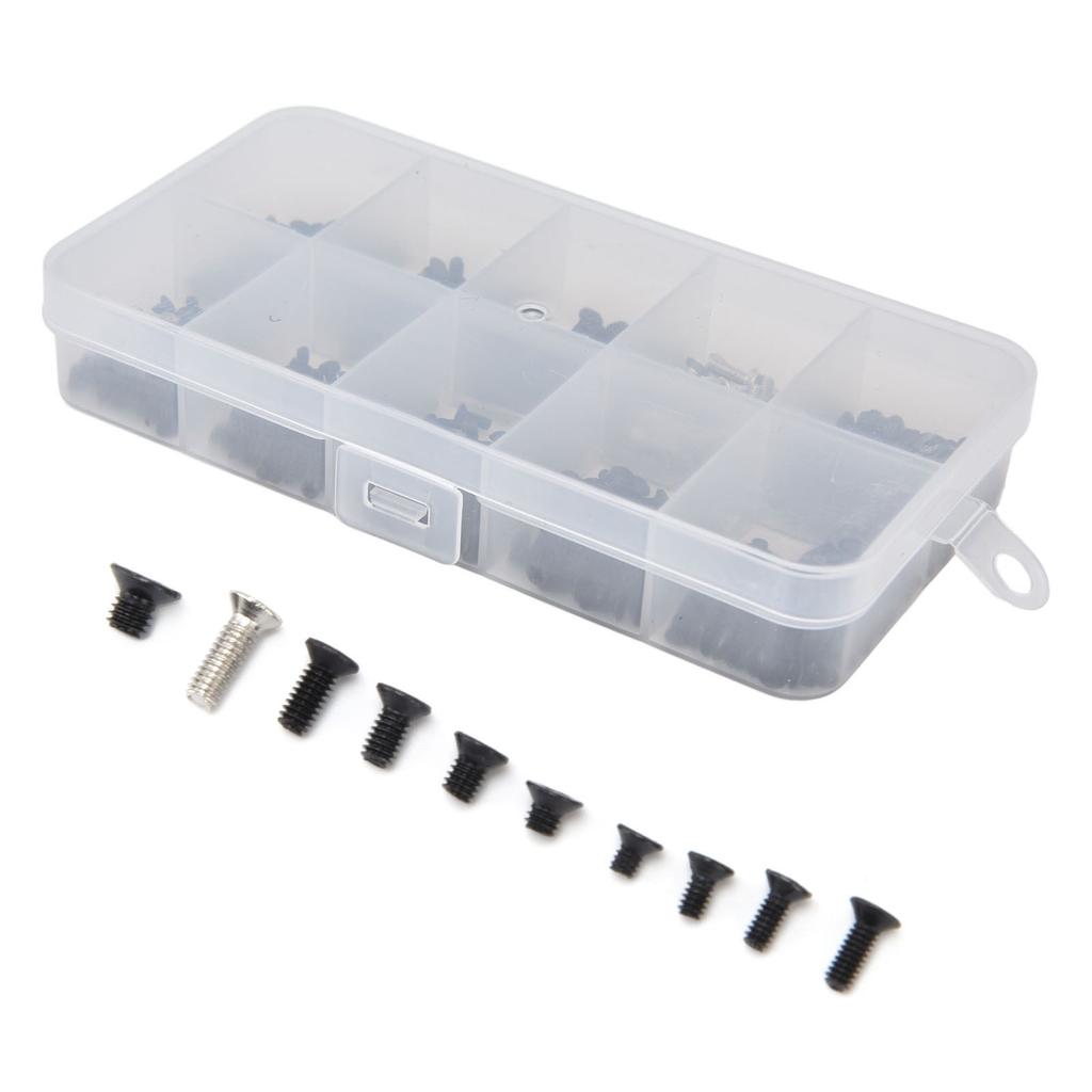 500Pcs Laptop Screw Stainless Steel Cross Screws Accessory Set Kit for Maintenance Repair