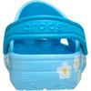 Crocs Classic Daisy Clog Comfortable Versatile Slip-Resistant Durable Low-Top Sandals Kids clogs Blue 211257-4WD