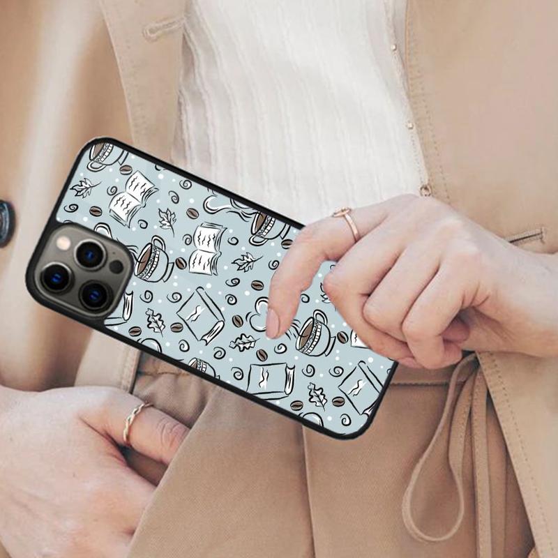 

Books And Coffee Magnetic Phone Case For APPLE iPhone 17 Air 16 14 13 12 Pro Max 15 Plus Wireless Charge With MagSafe Cover iPhone 13mini