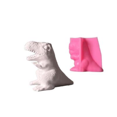 Dinosaurier Silikon Kerzenformen für Kerze Seife Süßigkeiten Schokolade Silikonformen Einfaches Entformen Gips Silikonformen