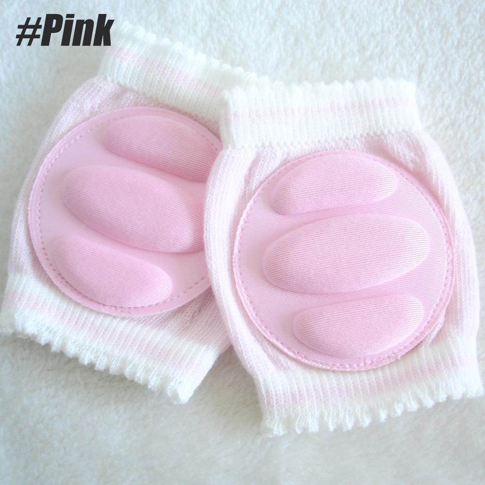 1 Pair Anti-Slip Knee Pads For Babies Sports Adjustable Modes Baby Knee Pads Ideal For Walking Baby Crawling Knee Pads For Baby Protection розовый
