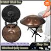 M MBAT 22" Bęben Handpan D Moll 432Hz Bęben Medytacyjny Językowy Stalowy Instrument do Jogi Profesjonalny Występ Prezent plecak&stojak