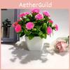 Flowers Simulated Eighteen Daisy Pine Cone Artificial Green Plant Potted Plant