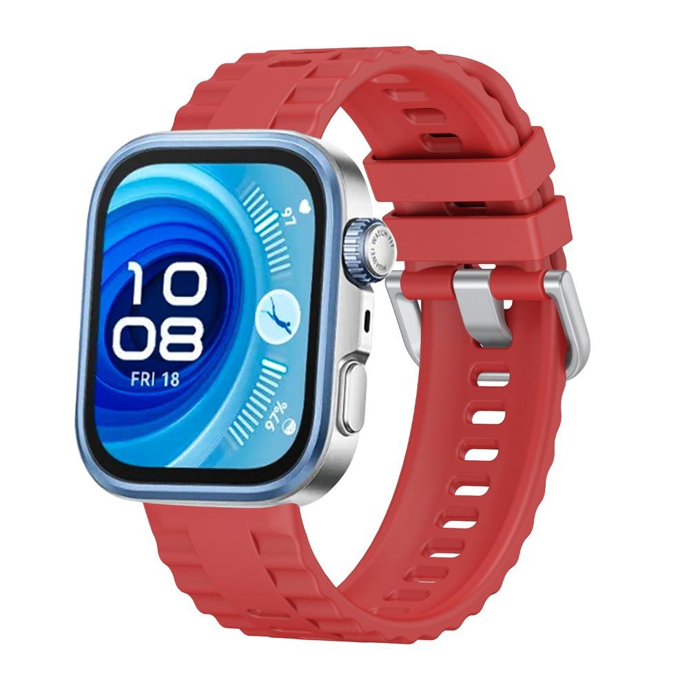 

Adjustable Silicone Wrist Strap Quick Release Band Belt for Huawei Fit3/Fit 4/4 Pro Universal червоний