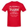Piece Grandma Life Graphic Funny  Cotton TShirt Nana Mothers Day Tees Tops For Unisex