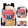 Mario, Primary And Secondary School Schoolbag, Children'S Backpack, Cartoon Satchel.