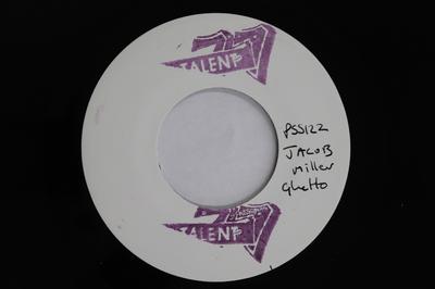 7inch Record JACOB MILLER, INNER CIRCLE - Ghetto On Fire / Version PSS122 NOT ON LABEL/ P 2017 UK Reggae, Ska & Dub Used