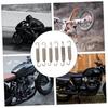 ABOOFAN 6pcs Spring Motorcycle Muffler Spring Motorcycle Swivel Spring Tension Spring Motorcycle Exhaust Spring Exhaust Spring Stainless Steel Silver