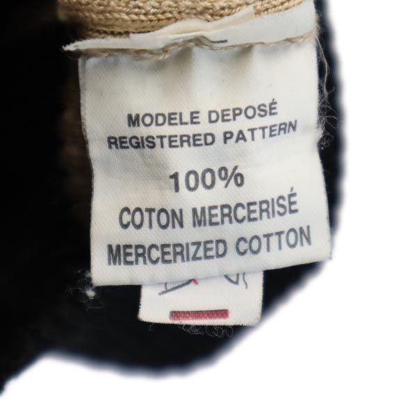 PAULE KA 7 minutes sleeve Rib knit Cut S black Women Used