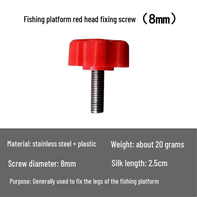 DIY Fishing Platform Cannonball Rod Holder - Universal Adjustable Stainless Steel Nut & Horn Lamp Holder Accessories