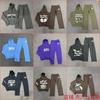 Oversized mikina a tepláky Broken Planet s pěnovým potiskem písmen Unisex kolekce Streetwear