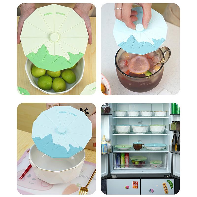 1 Stück Silikon Mikrowellen-Schüsselabdeckung Lebensmittelverpackung Schüssel Topfdeckel Lebensmittel Frischhalteabdeckung Pfannendeckel Stopper Schüsselabdeckungen Kochen Küchenwerkzeug