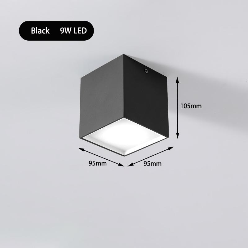 Surface Mounted Downlight 5W/9W/12W LED Spotlight Indoor Home Lighting Aisle Corridor Light Bedroom Living Room Ceiling Light