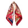 90cm Trendy Paisley Silk-Style Headscarf for Women - European American Design