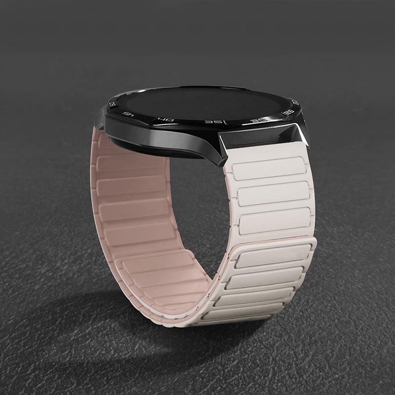 Magnetic silicone Band For Samsung Galaxy Watch 7 FE 6 4 classic 5pro Bracelet correa Huawei watch GT 6 5 4 pro 20mm 22mm straps