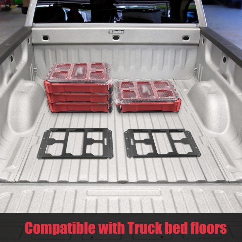 Metal Mounting Plate Half Width for Packouts Toolboxes, Mounting Plate Wall or Floor Mount Tool Storage and Organizatio