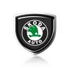 1Pcs 3D Metal Auto Door Shield Emblem Car Body Badge Sticker Styling For Skoda Octavia Fabia A7 Kamiq Kapoq Kodiaq Rapid SCALA Superb Yeti Derivati