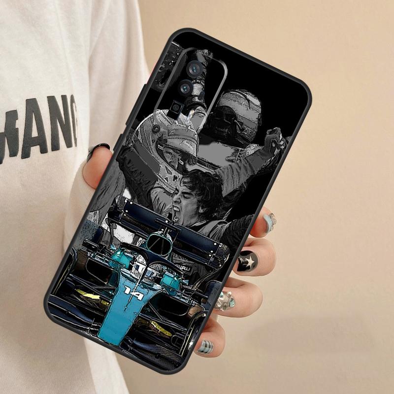 F1 Racing Fernando Alonso Case For Xiaomi 13 Ultra 12T 11T Pro 12 Lite 12X POCO F5 X3 X5 M6 Pro M5 X4 F4 GT F3 Cover