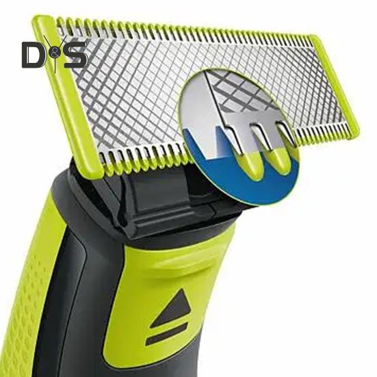 2Pcs Blade Replacement for Philips One Blade QP220/50 Electric Shaver Stainless Steel Men Razor Beard Trimmer Blade Head Husband Father Gift