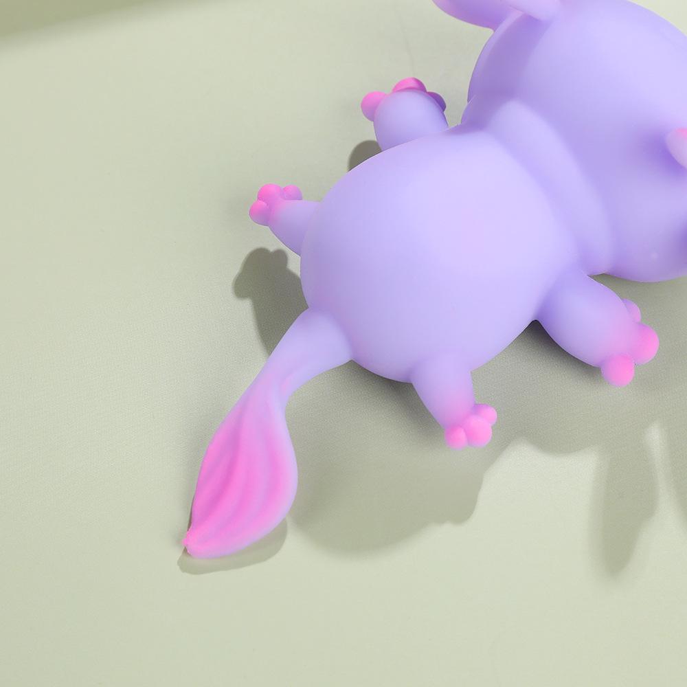 Octagonal Salamander Cartoon Squeeze Toy: Creative Slow Rebound Stress Ball for Kids