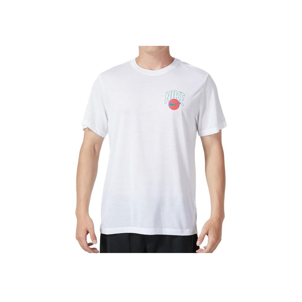 Nike American Vintage Logo Print Breathable Casual Short Sleeve T-Shirt Men Tops White FJ2347-100