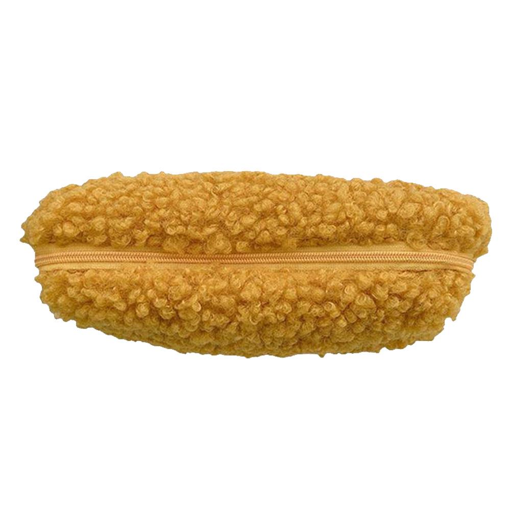 Plush Fluffy Pen Bag with Zipper Pencil Case Pouch Big Capacity Cute Pencil Case for Girls Boys Kids for Adult Students Officers
