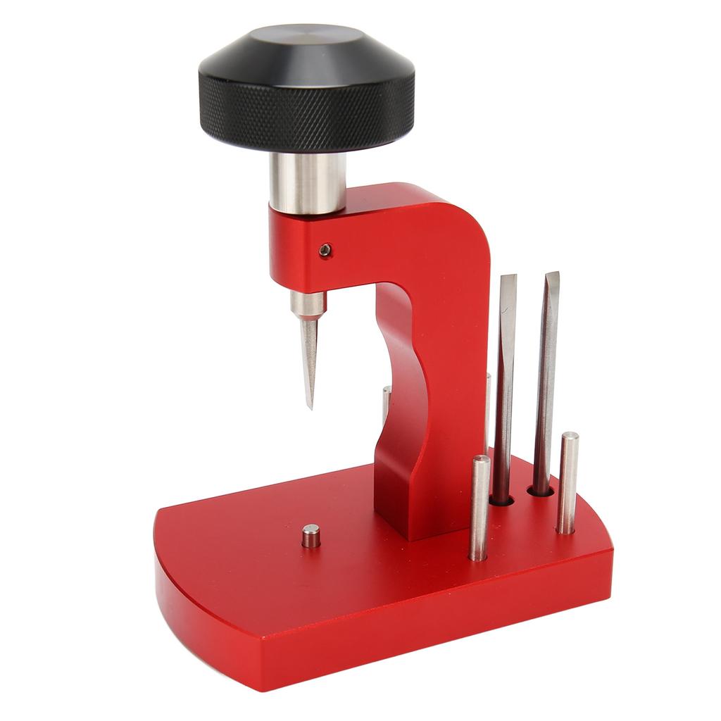 Watch Back Case Opener Bench Ergonomic Handle Essential Watch Back Remover Tool Red