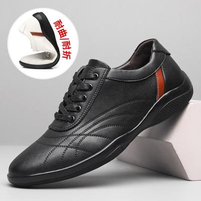 New Men's British Genuine Leather Non-slip Single Shoes Comfortable Soft Soled Men's Casual Sneakers Shoes Loafers D219