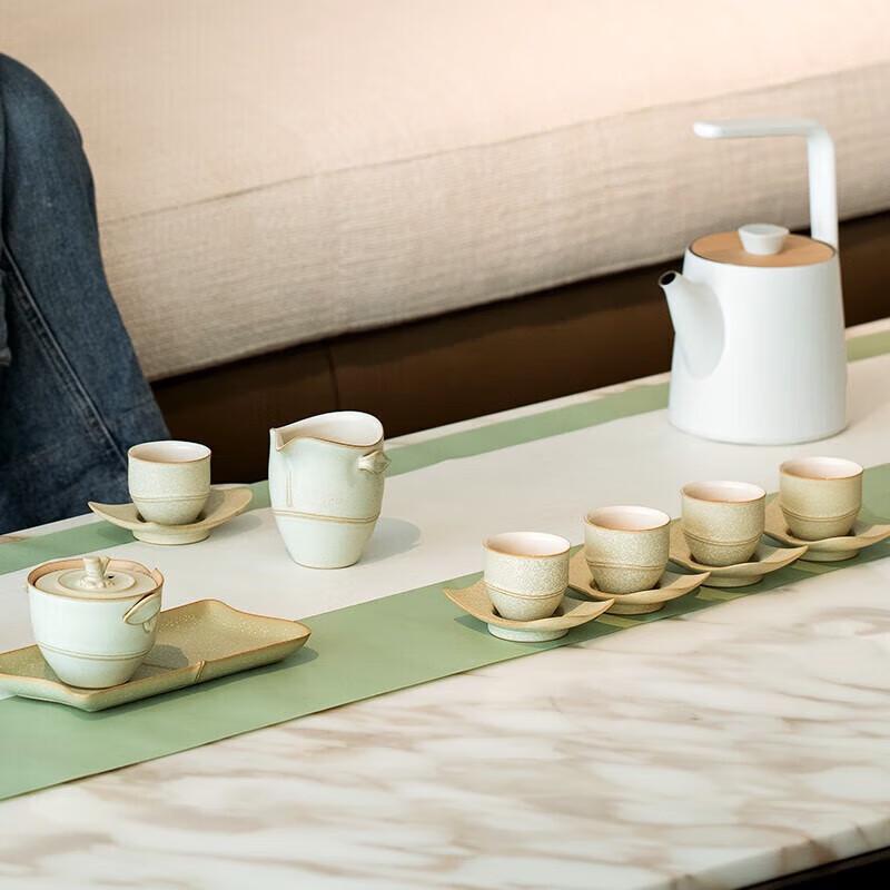 

Wanqiantang Spring Bamboo Ceramic Kung Fu Tea Set